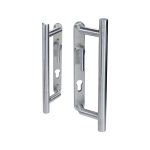 Long Inline Steel Finish Handle for Modern Aluminium Sliding Patio Doors
