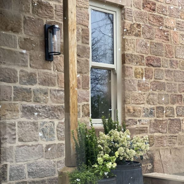 Neutral toned bespoke uPVC sliding sash windows