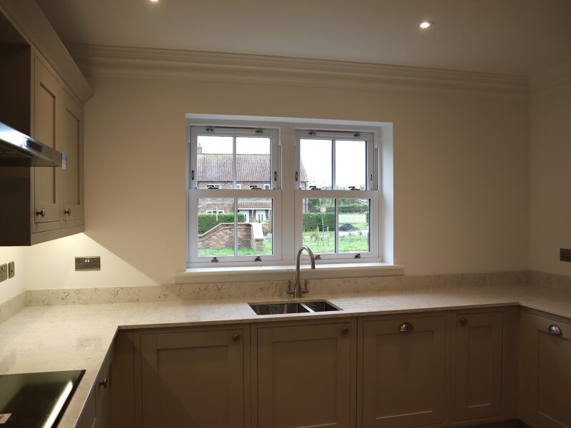 Modern sash window design blending traditional styling with high-performance features