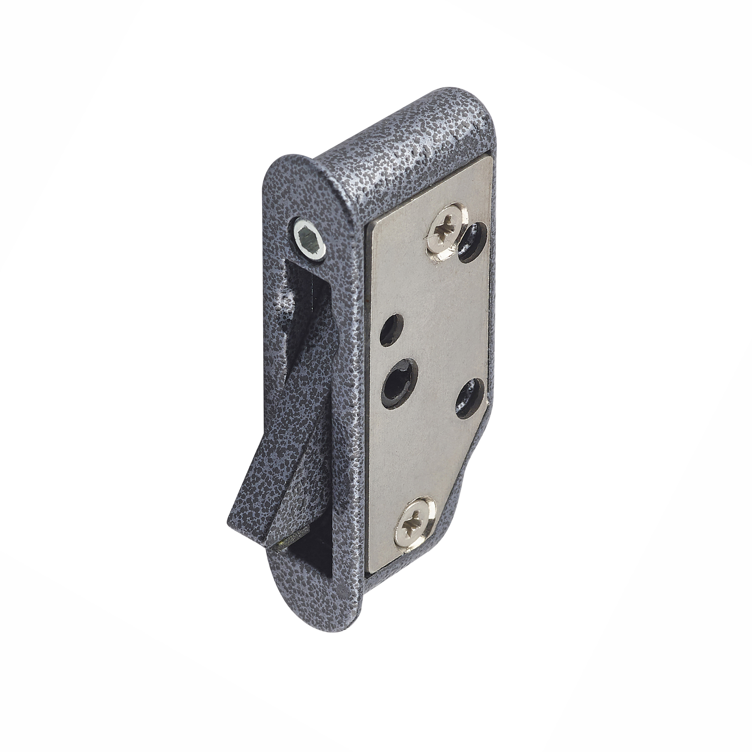 Antique black lockable sash window restrictor