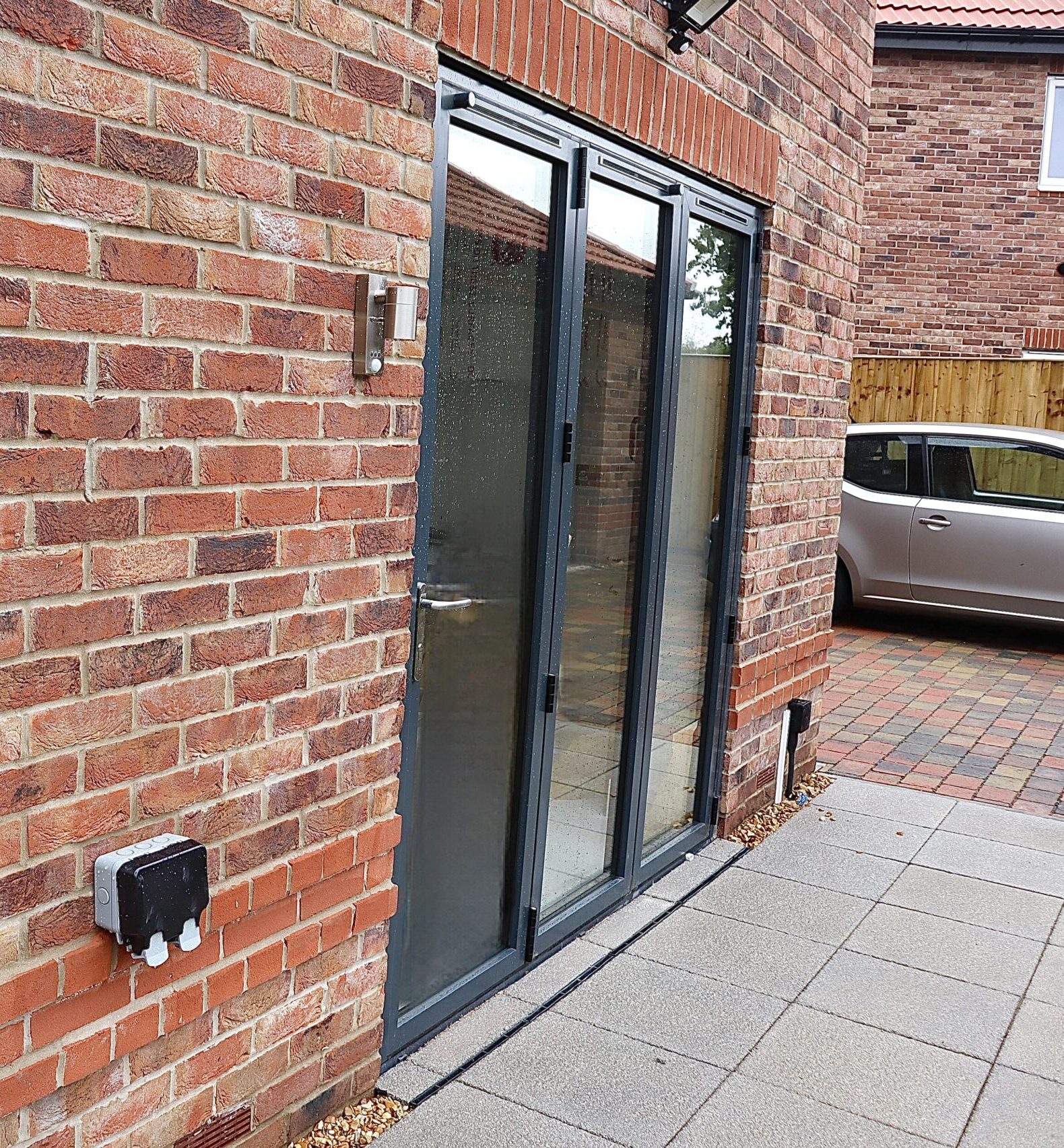 Aluminium bifold doors installed on new build homes in Thirsk