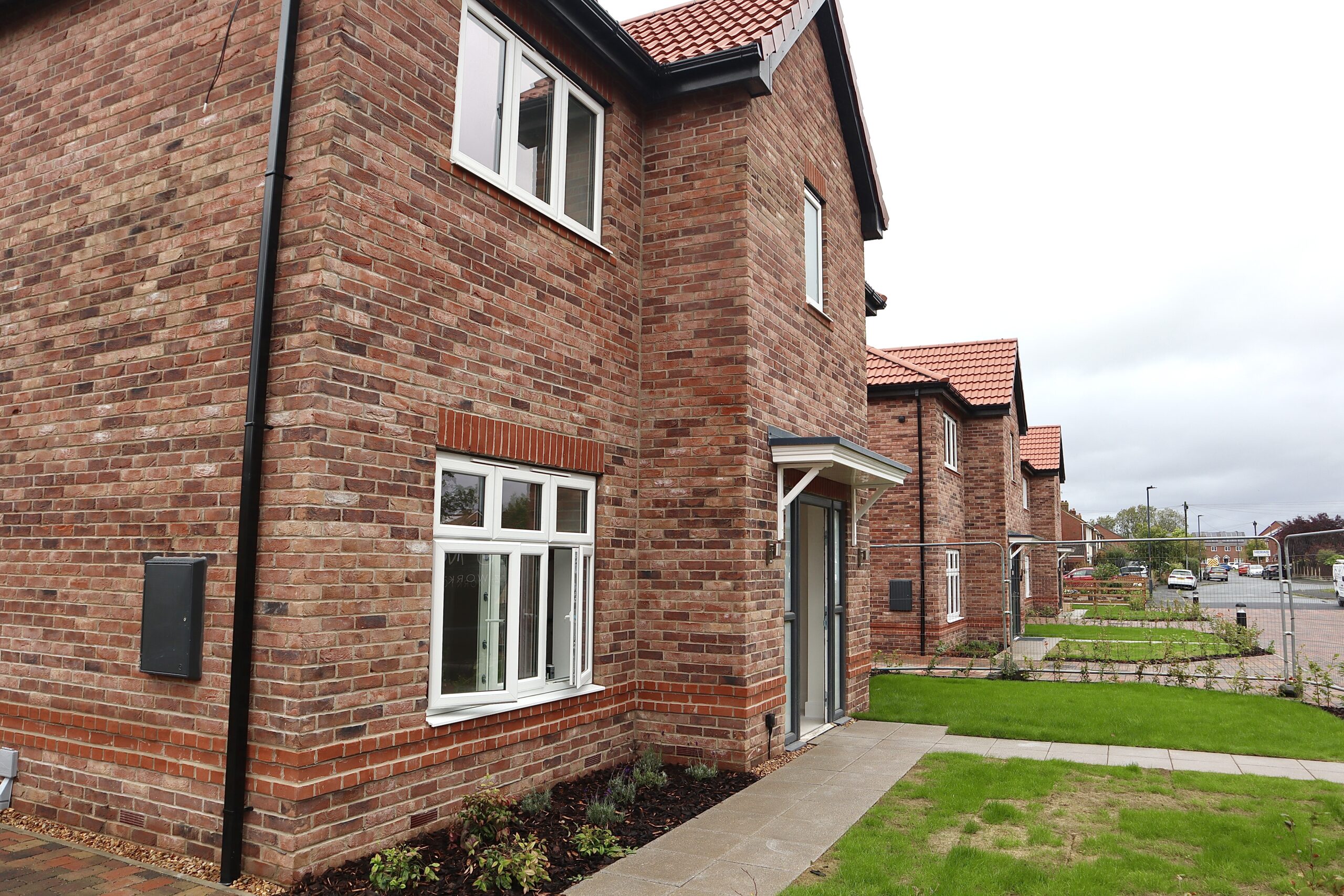Completed new build houses by Yorkshire developer Rouse Homes