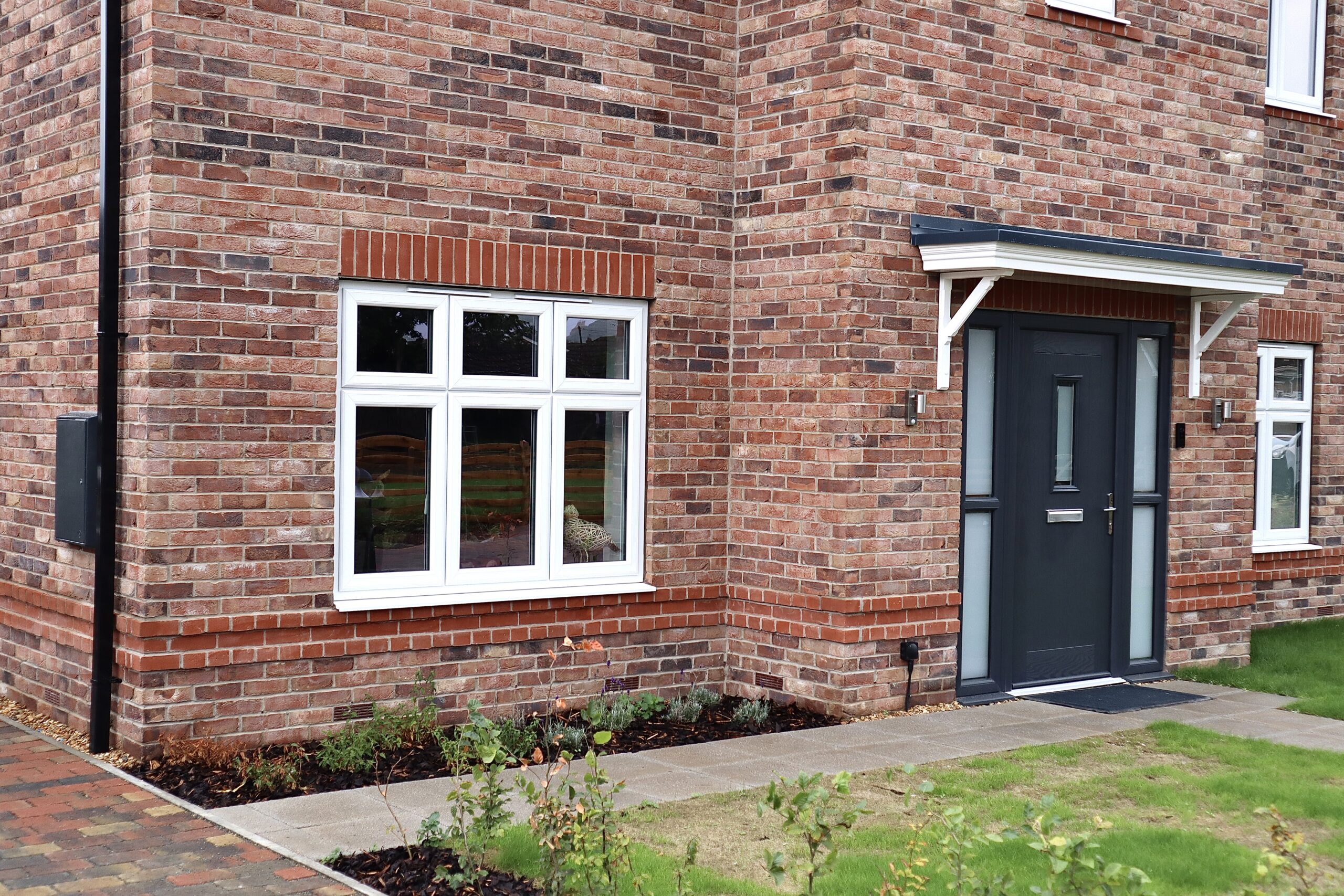 Quickslide windows and doors installed on a Yorkshire housing site