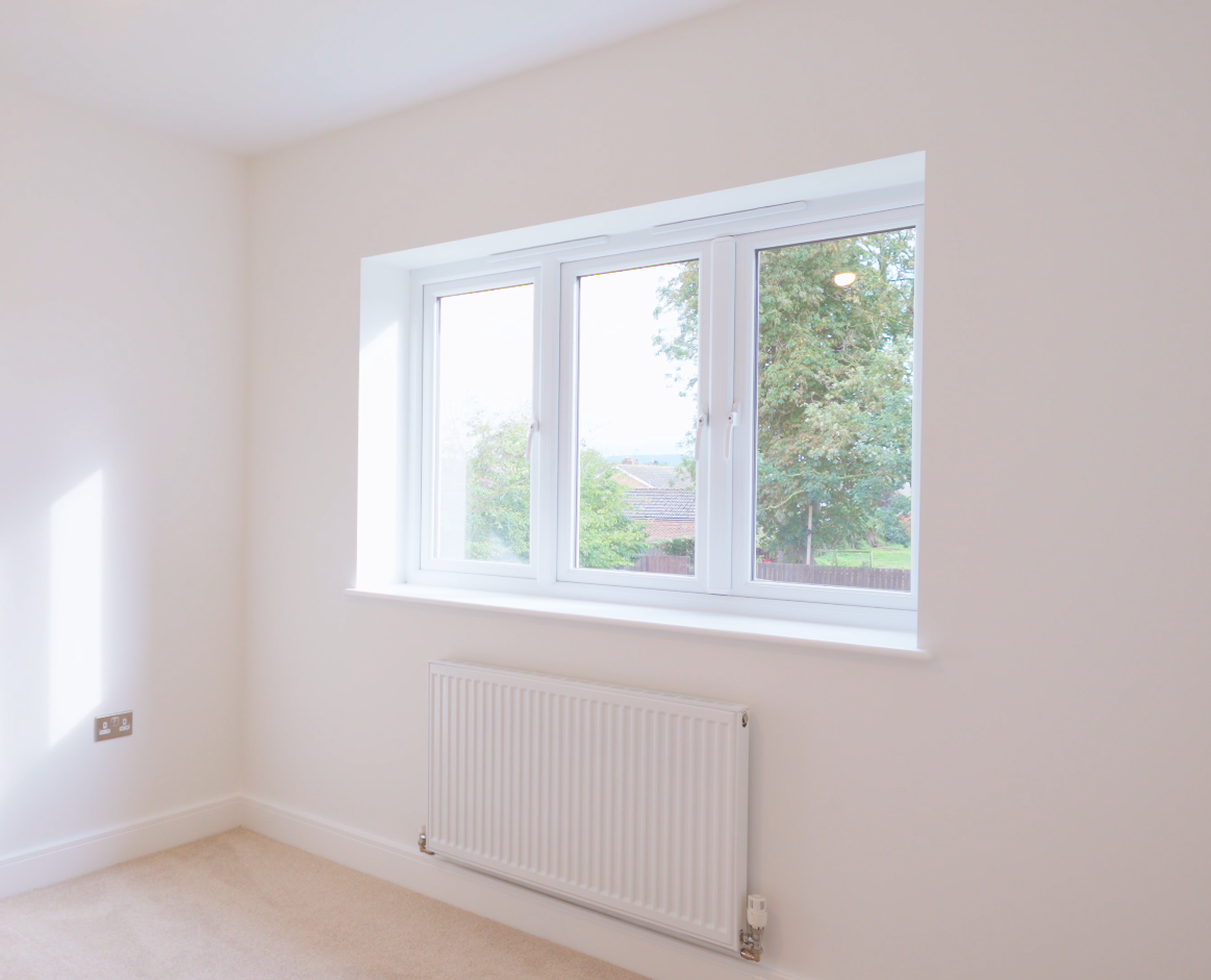 Quickslide windows installed on a Rouse Homes construction site