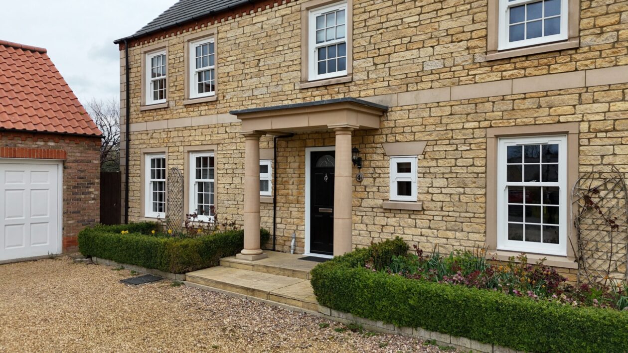 Replacement sash windows approved for conservation area maintaining original property character