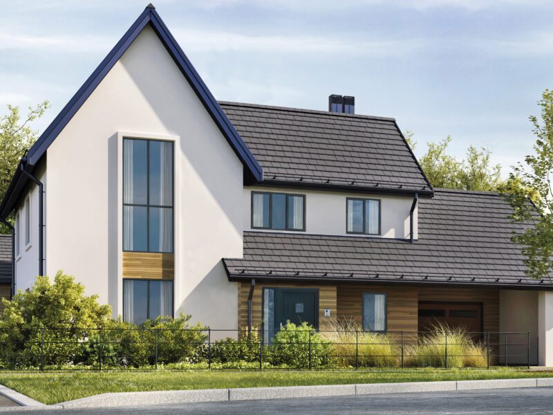 Alitherm 400 aluminium casement window showing available colour options.