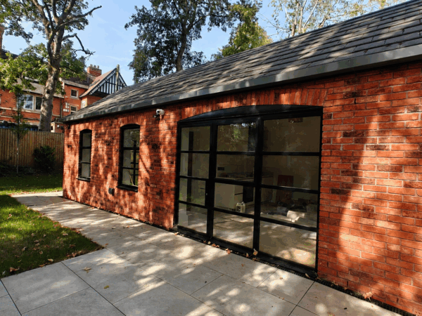 Aluminium heritage door.