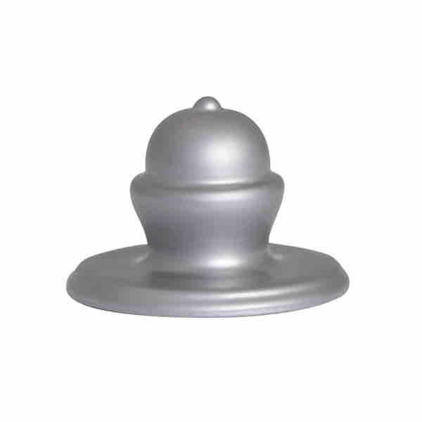 Bottom Sash Knob - Heritage - Satin Silver