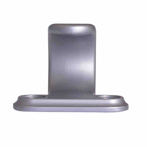 Sash Pull - Satin Silver - Front