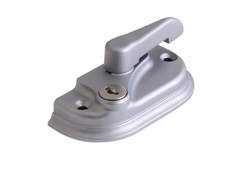 Standard - Cam Lock - Satin Silver - Angled