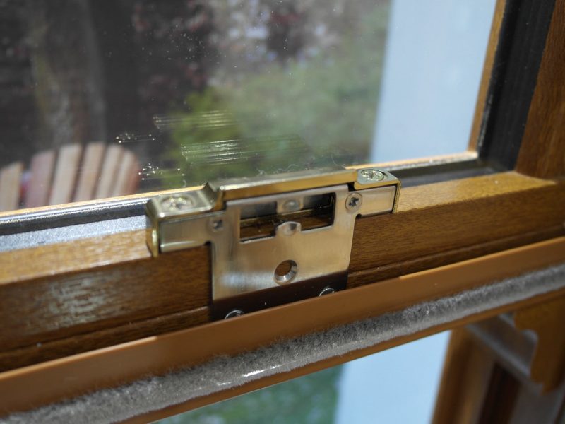 Robust security keep designed to enhance window safety and stability.