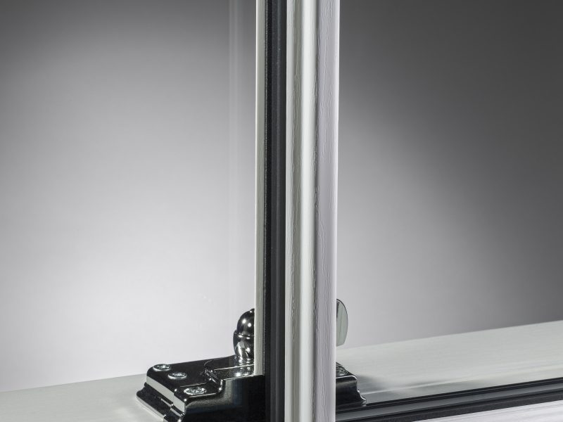 Astragal bars on new sash windows, enhancing character with simulated individual panes.